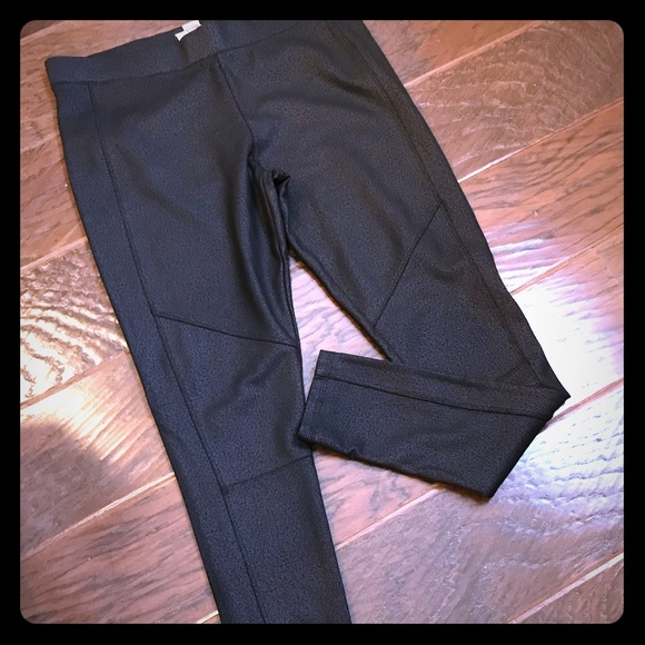Mudd Brand Faux Leather Look Leggings 